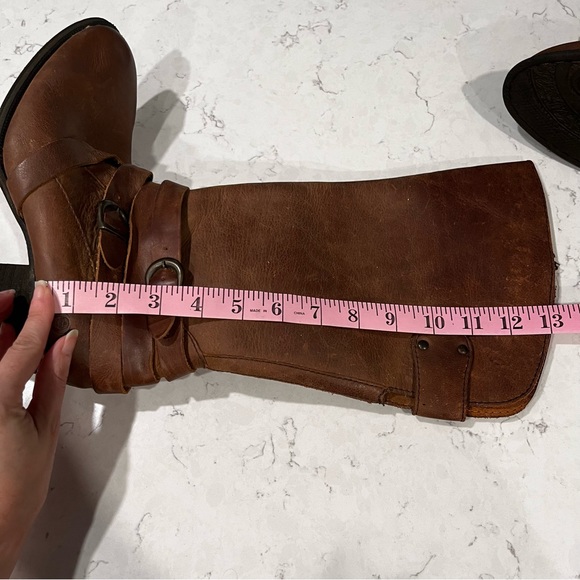 BORN Brown Leather Calf Height Boho Boots, size 7.5 - Picture 14 of 16